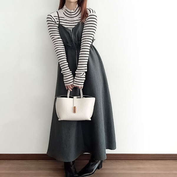 大人がしまむらに惚れ直す　『ツイルジップワンピース』に「想像以上だった」