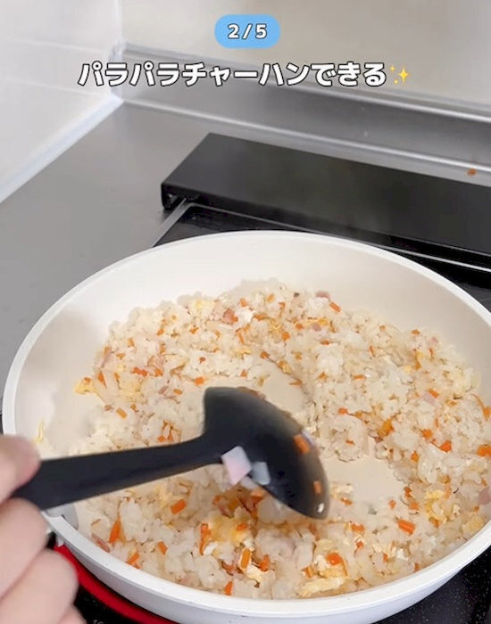 マヨネーズで炒めたら？　チャーハンの仕上がりに「なにこれ」「すごい」