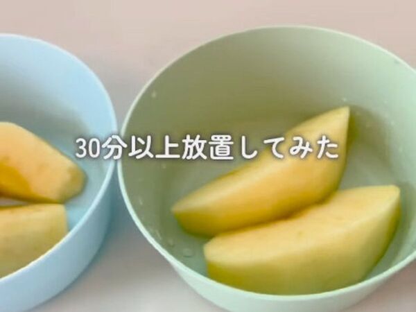 リンゴが変色しない？　塩以外の方法に「試したい」「そうだったのか」