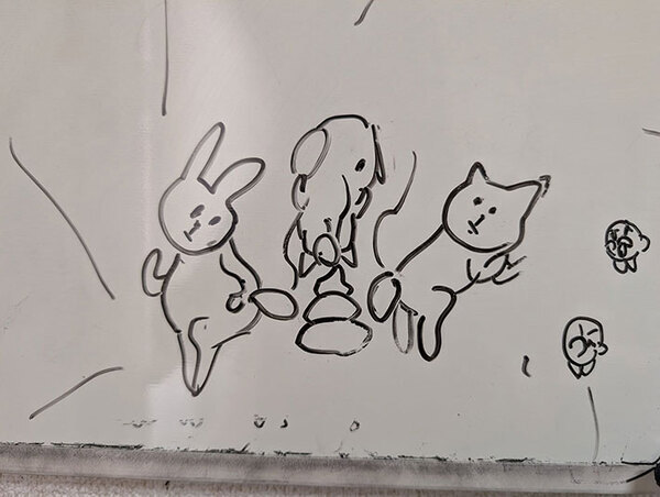 母親「盛大にお茶吹いた」　小２娘が描いたイラストが…「朝から爆笑した」「すごい才能だ」