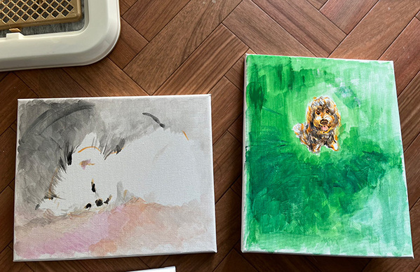 ３０年ぶりに『水彩画』を再開した母親　描かれていたのは…「たまらない」「愛があふれる」