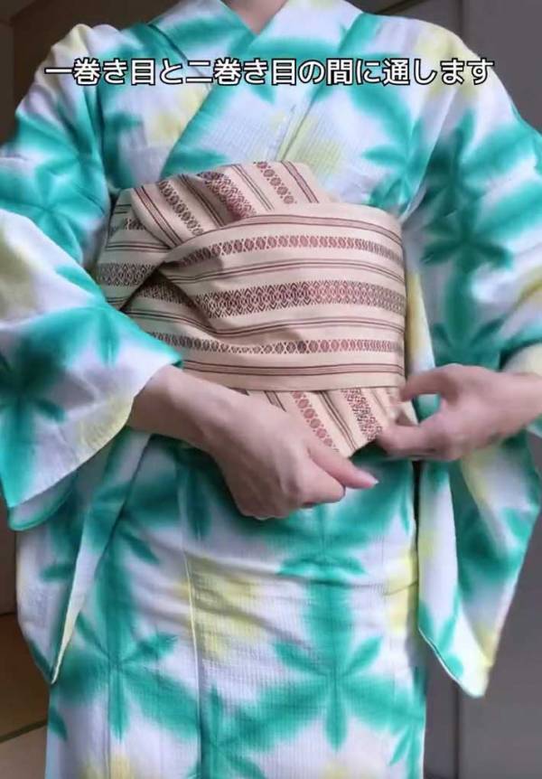 『紐２本』で浴衣を着るには…　簡単な着付け解説に反響