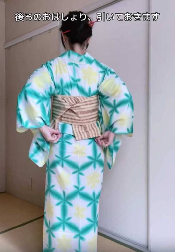 『紐２本』で浴衣を着るには…　簡単な着付け解説に反響