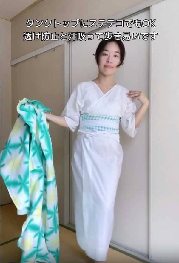 『紐２本』で浴衣を着るには…　簡単な着付け解説に反響