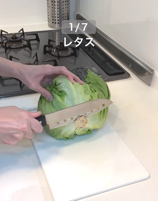 レタスがいつまでも『ピンシャキッ』　芯に塗ったのは…　「はじめて知った」
