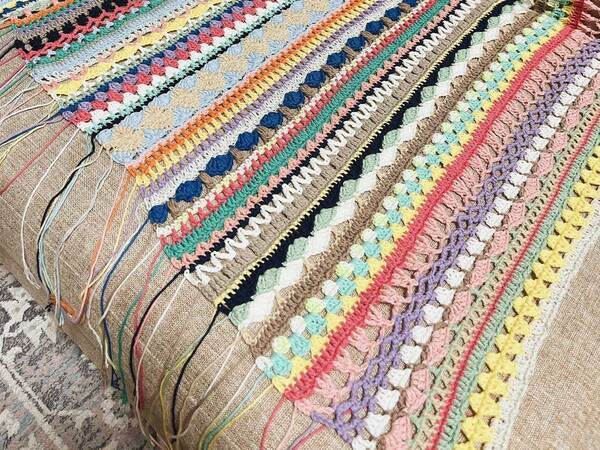 ダイソーで買った糸で…　できたものに「素敵」「私もやりたい」