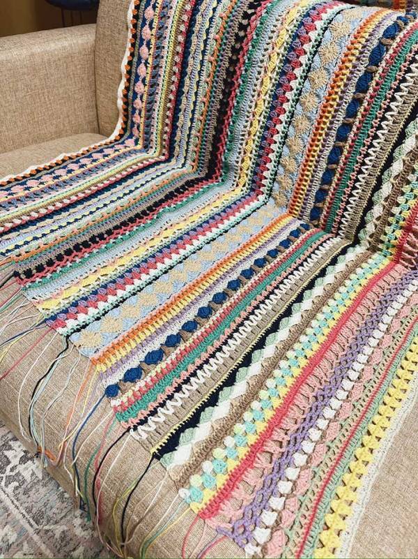 ダイソーで買った糸で…　できたものに「素敵」「私もやりたい」