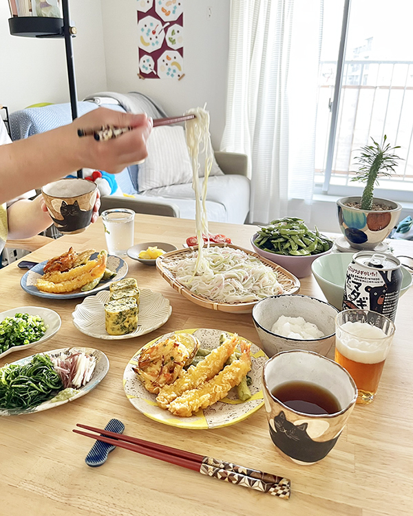 そうめんを用意した女性　その日の食卓が？「明日の献立決まった」「最高か！」