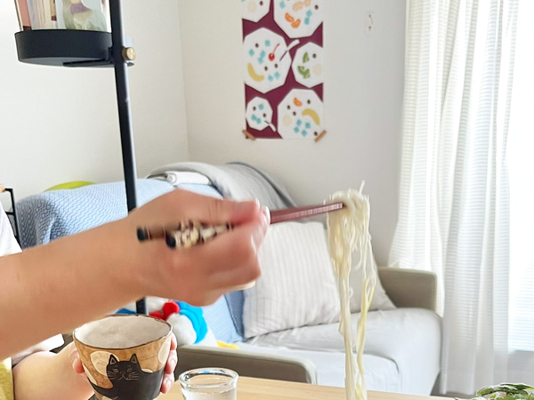 そうめんを用意した女性　その日の食卓が？「明日の献立決まった」「最高か！」