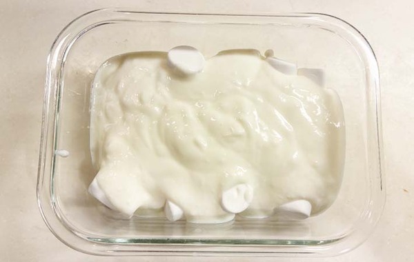 材料２つを混ぜて冷蔵庫へ　４時間後…「子供が一瞬で食べちゃった！」