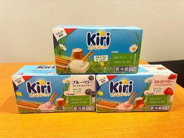 『Kiri』のスティック菓子　アレンジに「夏にいい」「いける！」