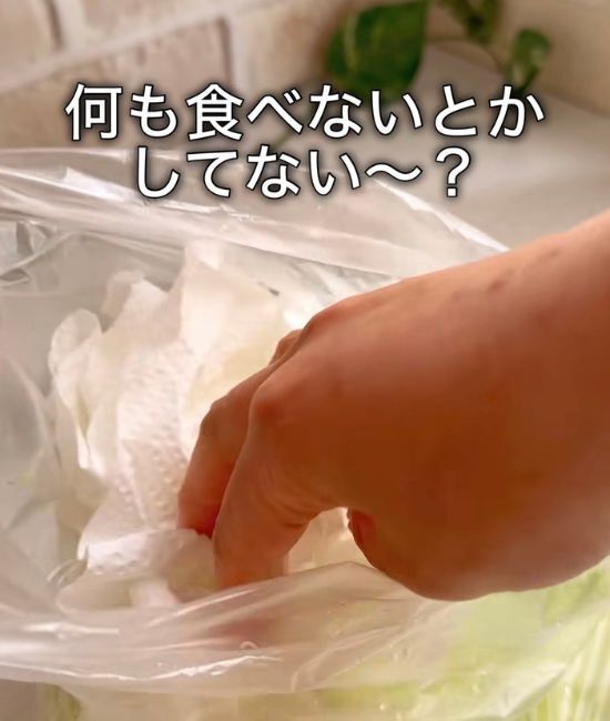 「レタスが止まらない…」　ポリ袋で完成する副菜に「家族が奪い合い」「即リピ」