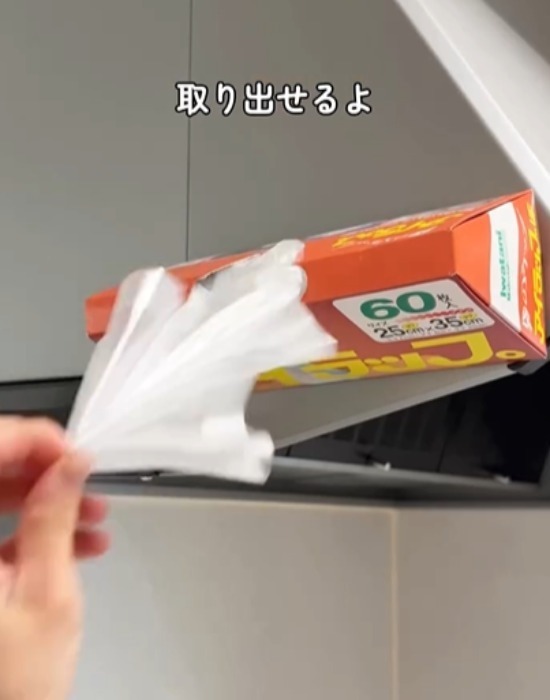 「冷蔵庫に貼り付けてるだけ」　アイラップ収納術に「天才か」「マネしたい」