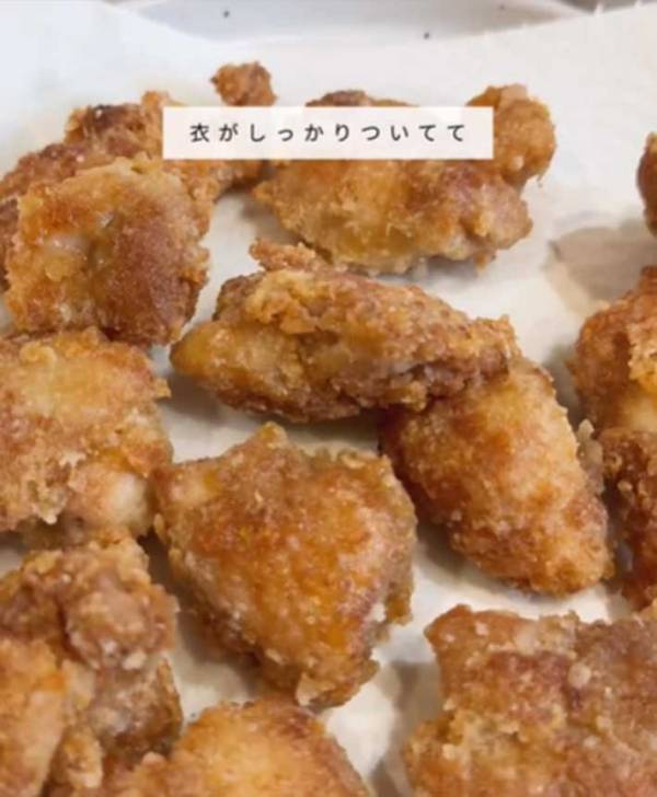 失敗しにくい『から揚げの作り方』　油に大さじ３杯の？「簡単でいい」「ザクザク食感」