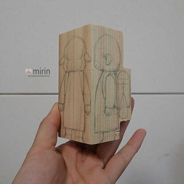 １つの小さな木を削ったら…　つくったものに「本当にすごすぎる」「木のはずなのに」