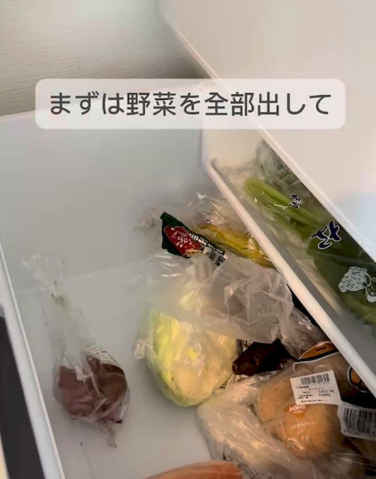 「水拭きはダメなんだ…」　冷蔵庫の野菜室掃除、やりがちな失敗にハッとした