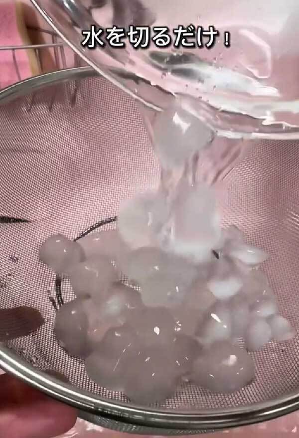 わらび餅を冷凍させて…　できたものに「これはヤバい」「絶対作る」