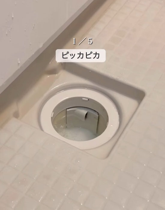 トイレに小皿を置いて数時間放置　お酢の力に「信じられない」「早速試す」
