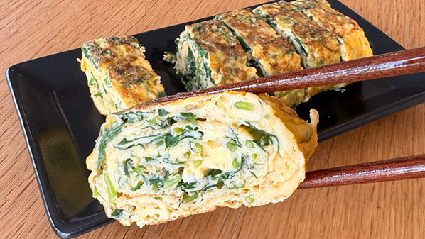 玉子焼きに１束入れたのは？　「思いつかなかった！」「これ絶対うまいやつ」