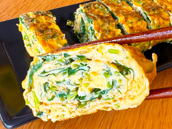 玉子焼きに１束入れたのは？　「思いつかなかった！」「これ絶対うまいやつ」