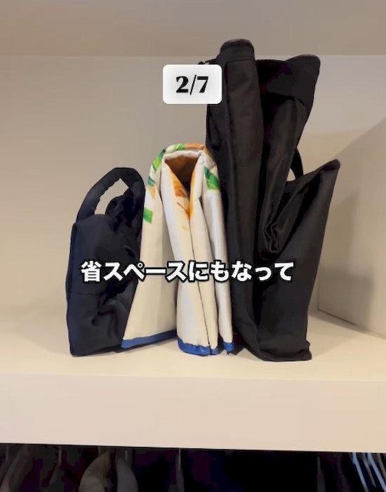 ブックエンドを収納に使ったら…　意外すぎる光景に「全部試したい」「真似する」