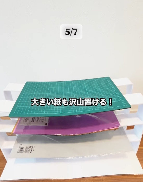 ブックエンドを収納に使ったら…　意外すぎる光景に「全部試したい」「真似する」