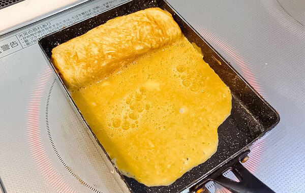 パンパンに焼き上がった玉子焼き　材料に入れたのは…「イメージがなかった」