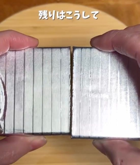 銀紙の開け閉めがストレスなら？　バター保存術に「これ便利すぎ」「毎回やる」