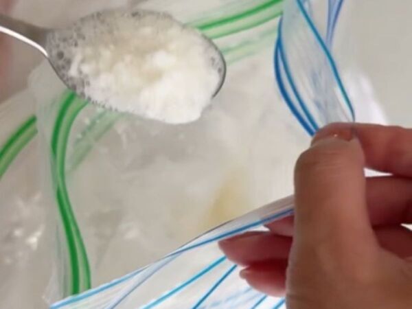 ジッパー袋に牛乳と砂糖を入れて振るだけ　１０分後に「ウソみたい」「理科の実験」