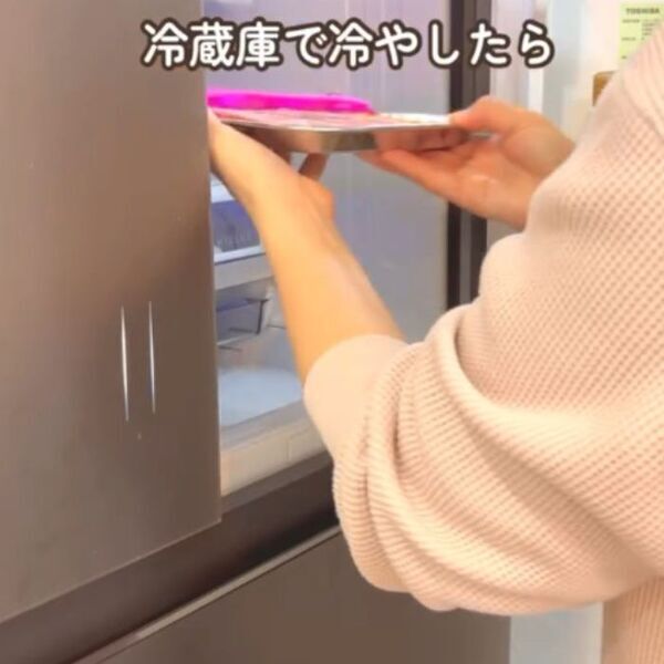 粉ゼラチンとジュースを混ぜたら？　冷やして完成するおやつに「子供と作る」「真似します」