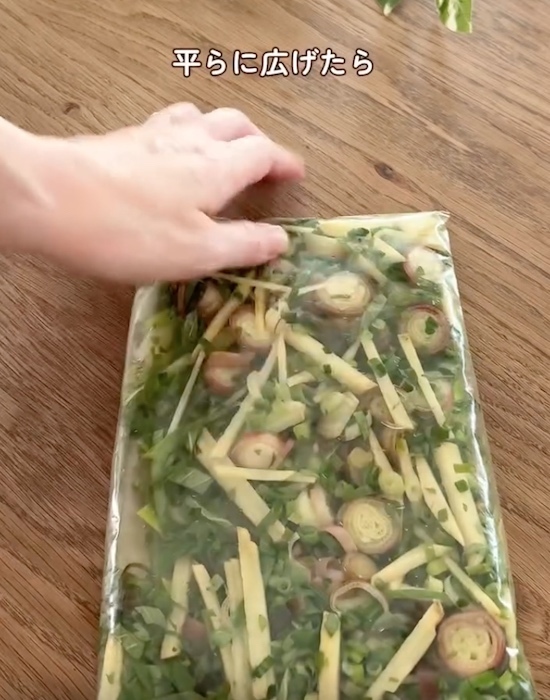 薬味は切って混ぜて冷凍へ　保存方法に「この発想はなかった」「便利すぎる」