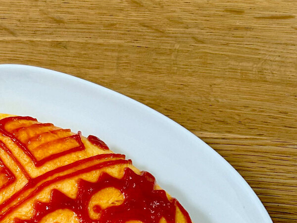 ケチャップで絵を描いていたら…　８年間続けた結果？「思わず二度見した」「努力の天才」