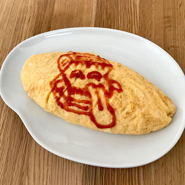 ケチャップで絵を描いていたら…　８年間続けた結果？「思わず二度見した」「努力の天才」