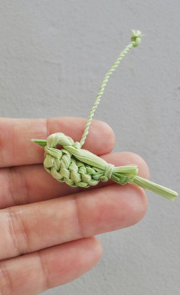 『編み物』の正体は？　まさかの材料に「すごすぎる」「インテリアにしたい」