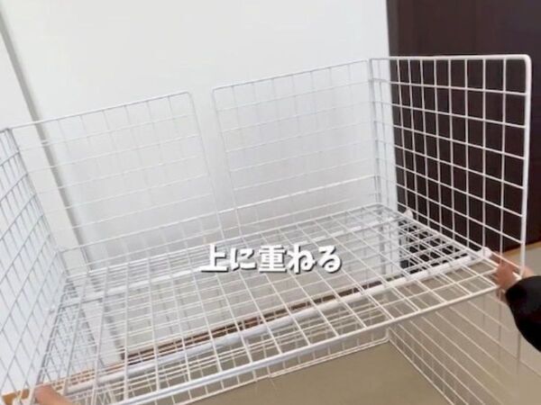 １００均グッズで子供用デスクが完成　作り方に「真似したい」「コレ助かる」