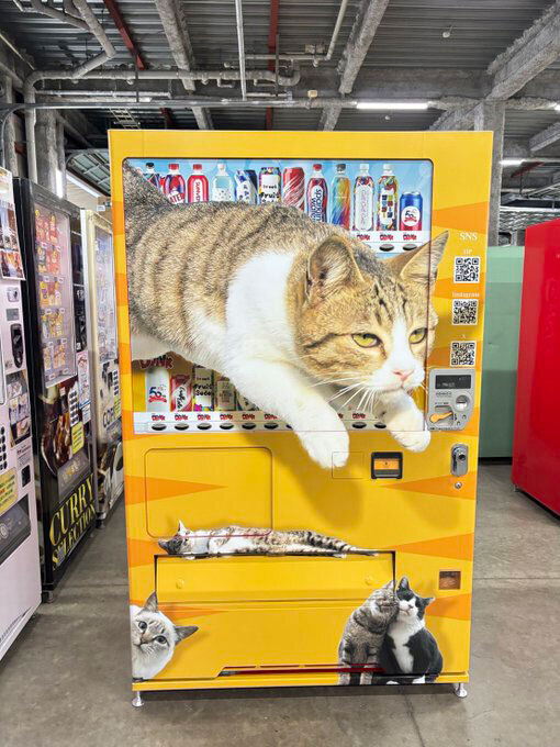 斬新な自動販売機　アイディアに「面白い」「楽しいな」