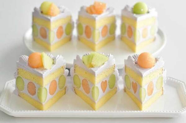 鮮やかなケーキを切ると…　断面の模様に「感動だ」