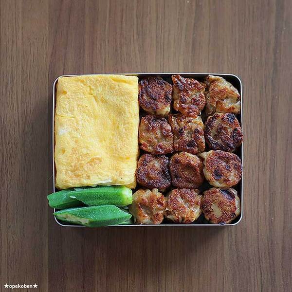 ミッチミチに詰まったお弁当　玉子焼きの横には？「優勝」「食べてみたい」