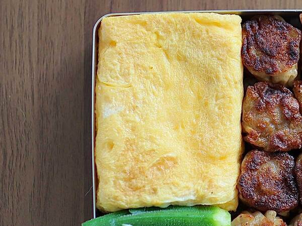 ミッチミチに詰まったお弁当　玉子焼きの横には？「優勝」「食べてみたい」