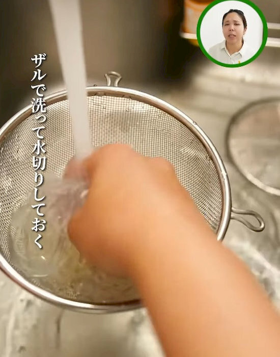 冷凍したキュウリが副菜に　ところてんと合わせて「夏の定番」