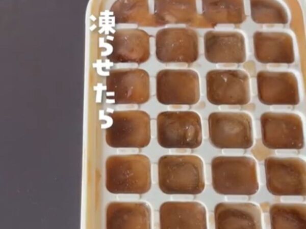 麦茶は凍らせてストック！　簡単さに「これ最強」「水筒派にありがたい」