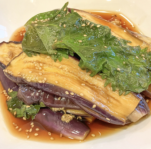 ナスを６分『レンチン』して？　大葉を加えた結果に「え、そうめんにピッタリ！」