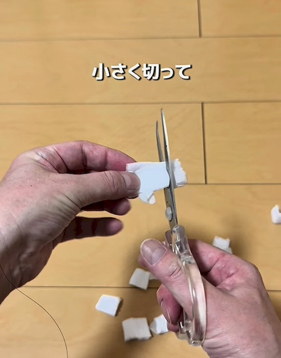 掃除機の中にドライシート？　結果に「感動した」「毎回やる」