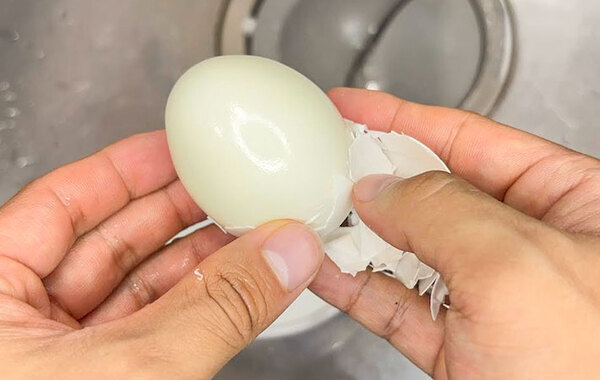 「いつものゆで卵がごちそうに！」　タッパーに入れたのは、お湯と…？