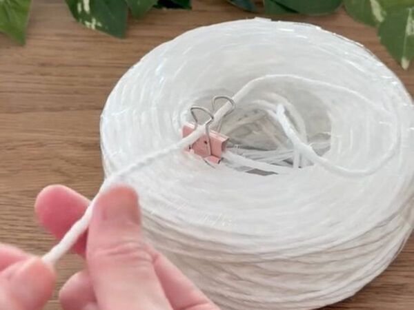 ビニール紐の先端にダブルクリップを付けると？　効果に「すごい」「納得」