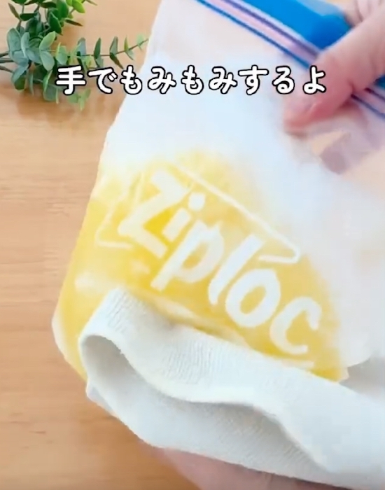 袋でもむだけ！　自分好みのシャーベットに「これは楽しい」「子供も喜ぶ」