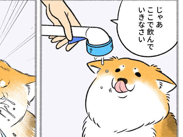 ご近所さん「あら、喉かわいたの？」　まさかの展開に「ごめん、笑った」「お茶吹いたわ」