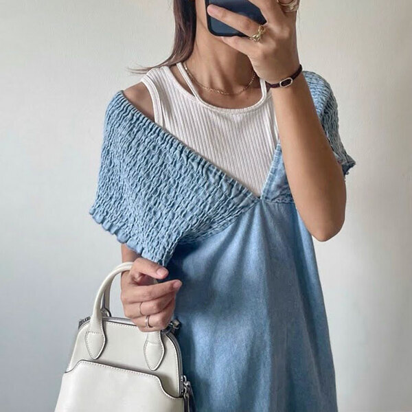 人気すぎて出るたびに完売！？　しまむらの『シャーリングワンピ』がバズり中！