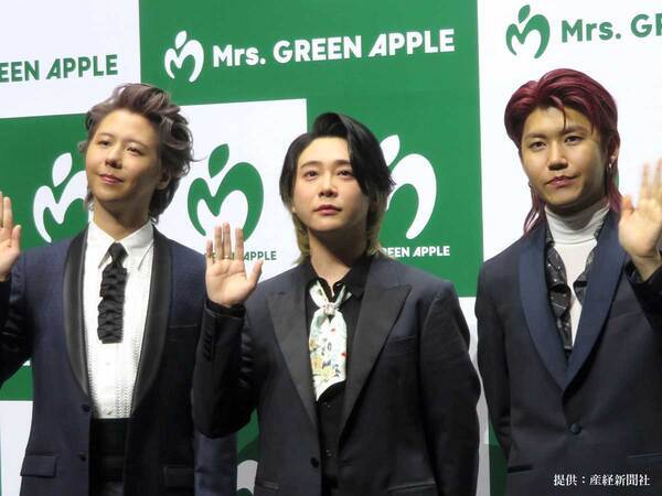 『Mrs. GREEN APPLE』野外ライブの『騒音』に謝罪　「再発防止に努めてまいります」