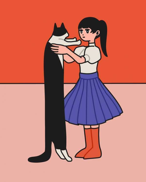 娘のイラストを見て、母が…　完成したものに「芸術一家すぎる」「一生もの」